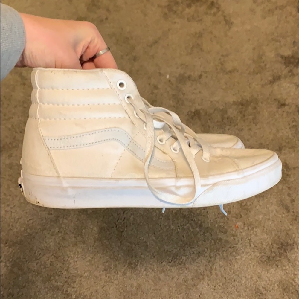 White high top vans